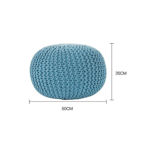 Cotton Rope Knitting Ottomans - HOMYEA