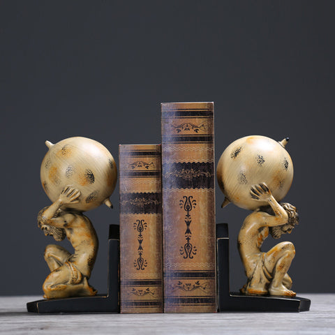 Hercules Sculpture Bookends - HOMYEA