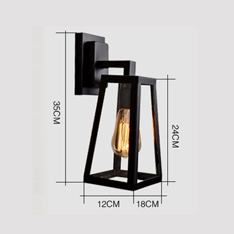 Metal Wall Lamps Outdoor Sconces - HOMYEA