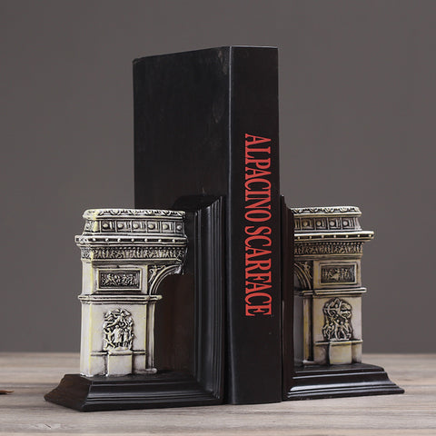 Triumphal Arch Sculpture Bookends - HOMYEA