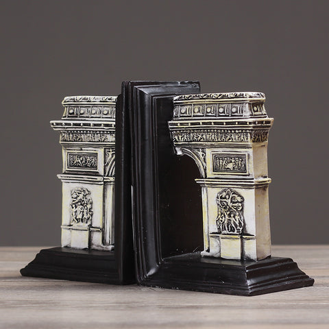 Triumphal Arch Sculpture Bookends - HOMYEA