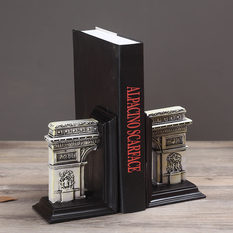 Triumphal Arch Sculpture Bookends - HOMYEA