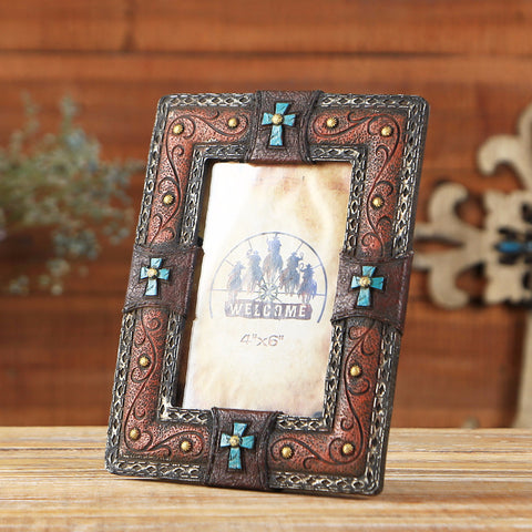 Western Cowboy Style Picture Frame - 08 - HOMYEA