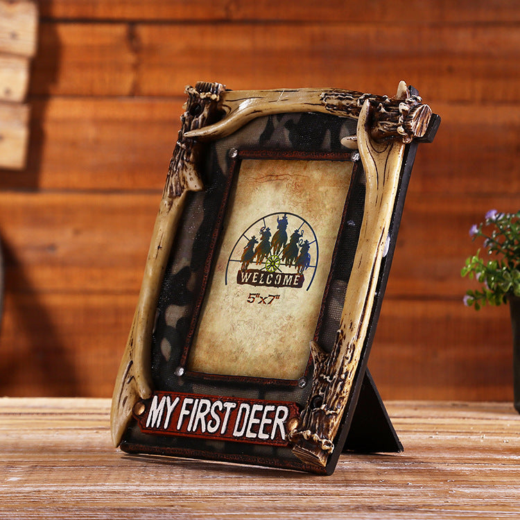 Western Cowboy Style Picture Frame - 10 - HOMYEA