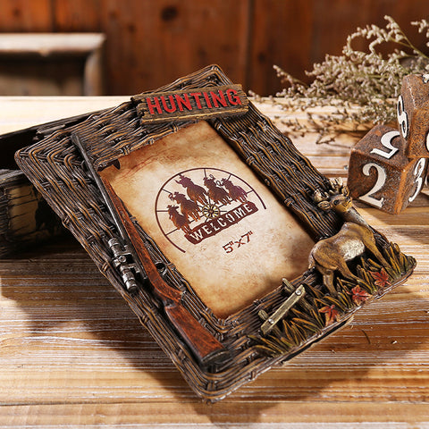 Western Cowboy Style Picture Frame - 11 - HOMYEA